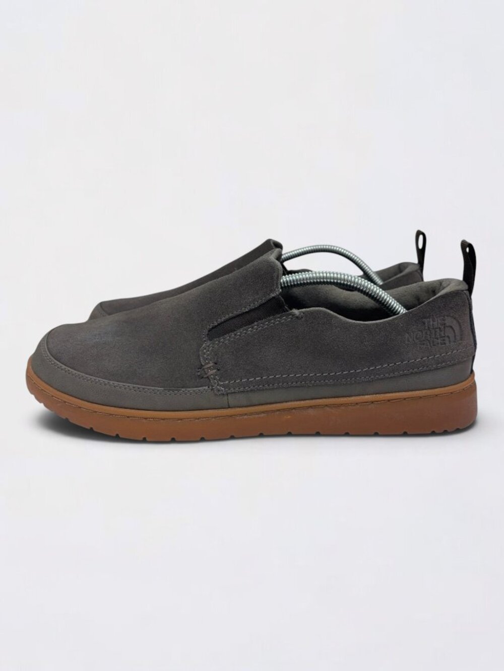 The North Face Loafers Mens Size 12 Slip On Gray Suede Gum Comfort Shoes